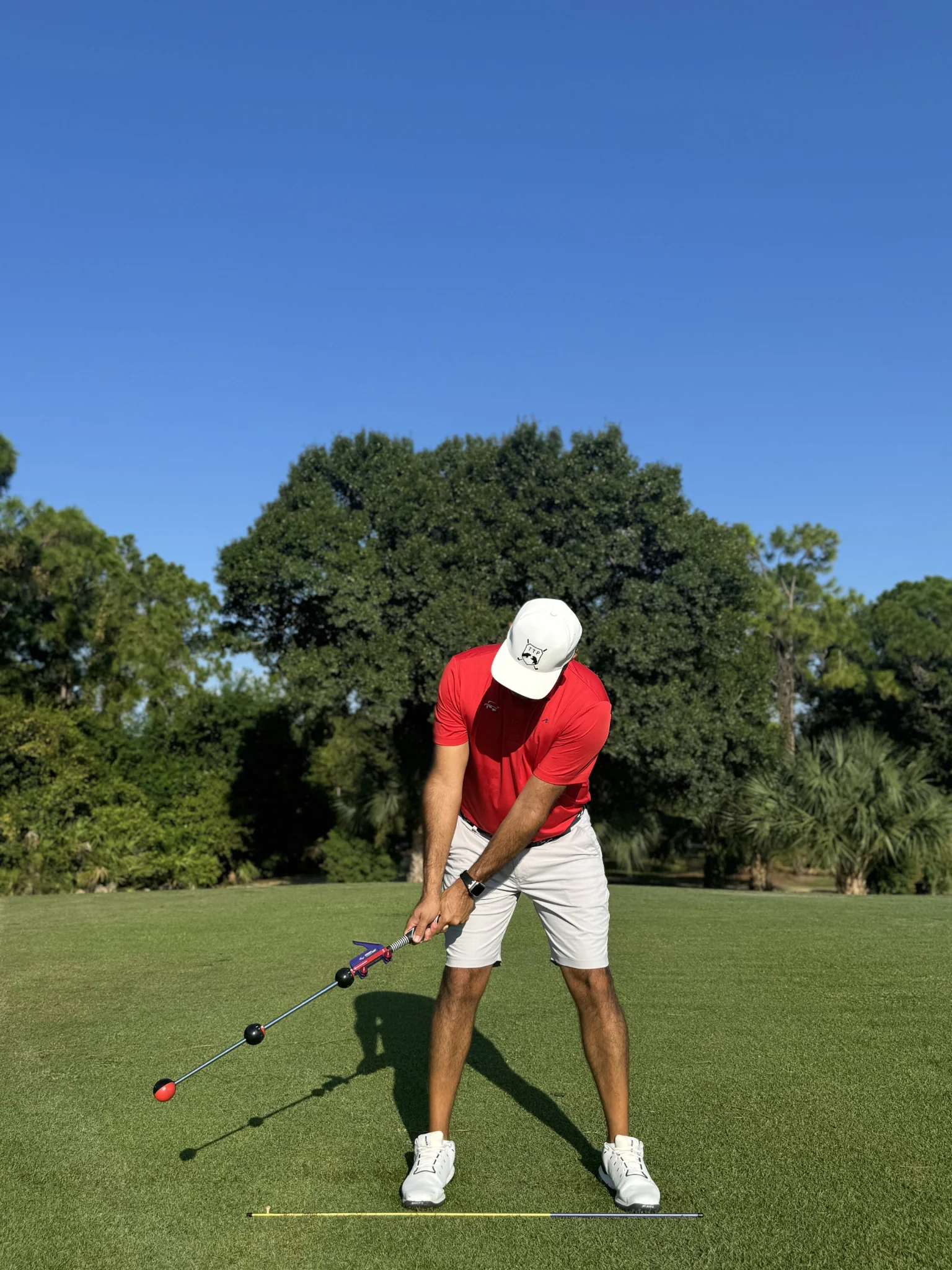 Top Training Aids Bundle: The Straightaway, Swing Setter and Aimstick + Training Grip - Image 3