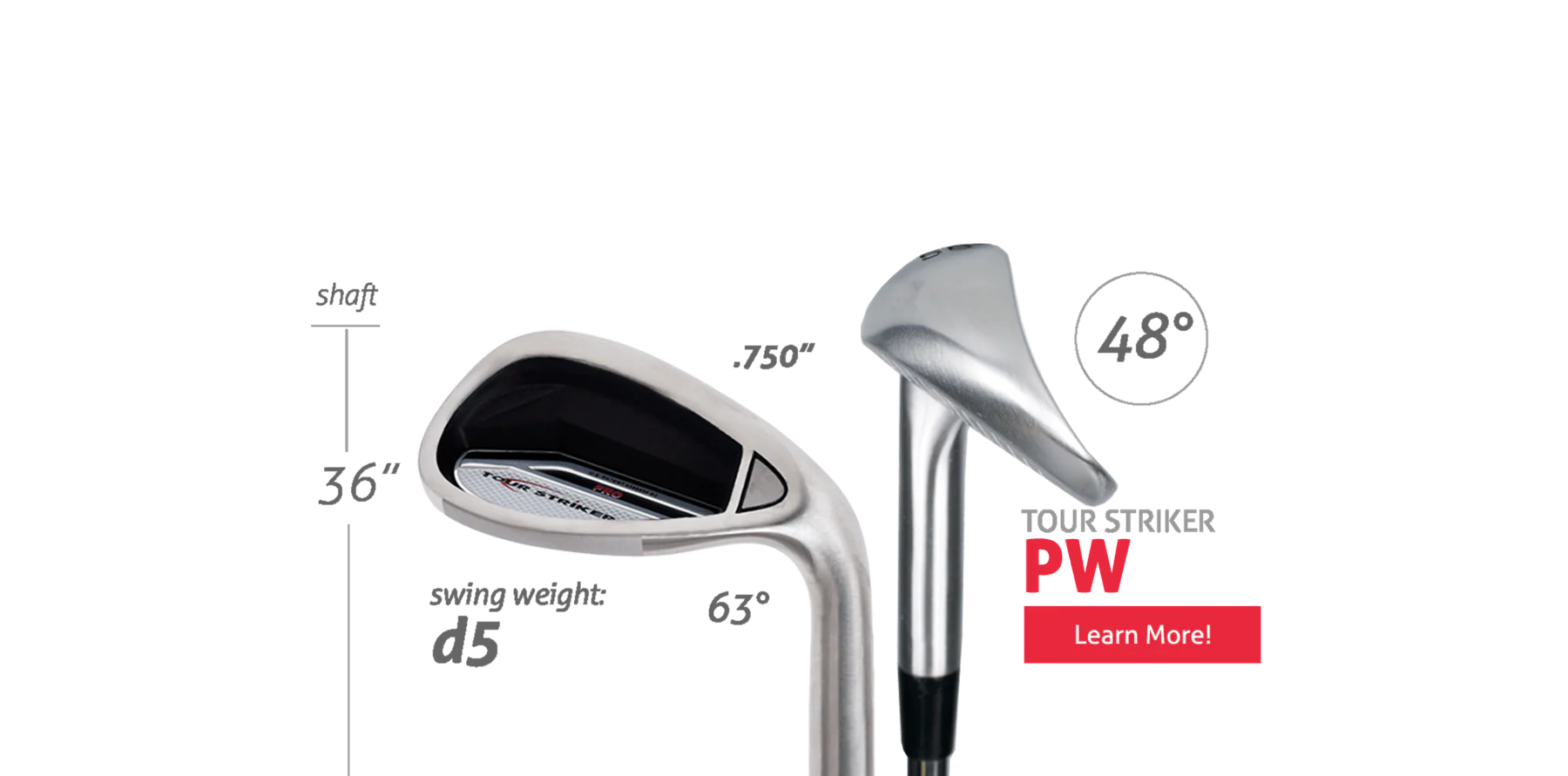 Tour Striker Pitching Wedge RED STRIPE - 15th ANNIVERSARY - Image 6