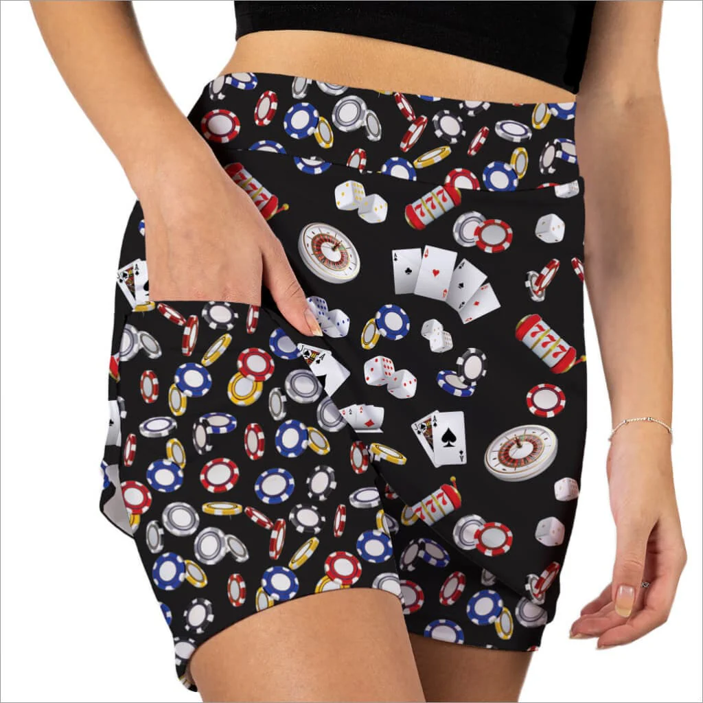 U BETCHA BLACK SKORT - Image 3