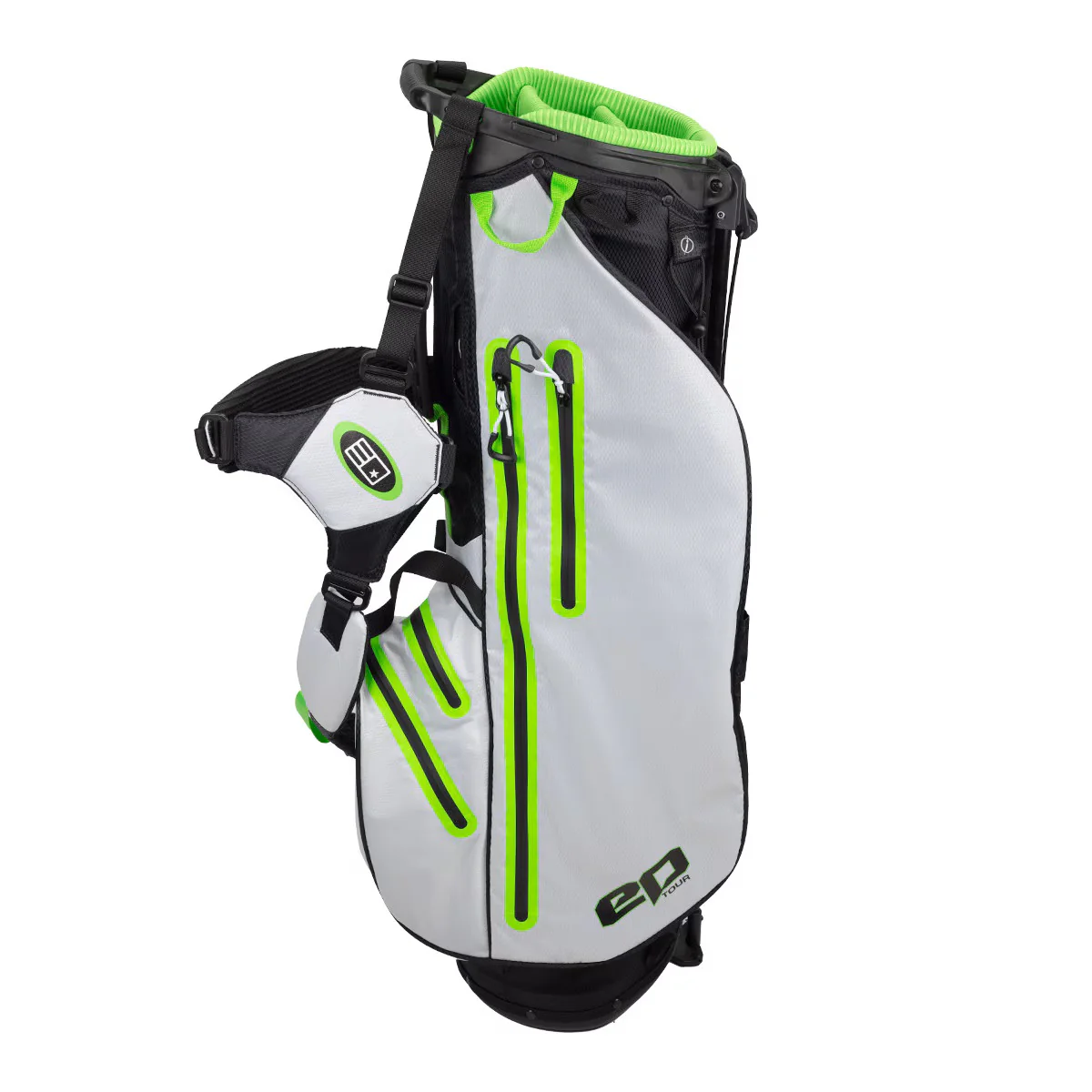 U.S. Kids Golf epTOUR Stand Bag Height 32 Inch White/Black/Green - Image 6