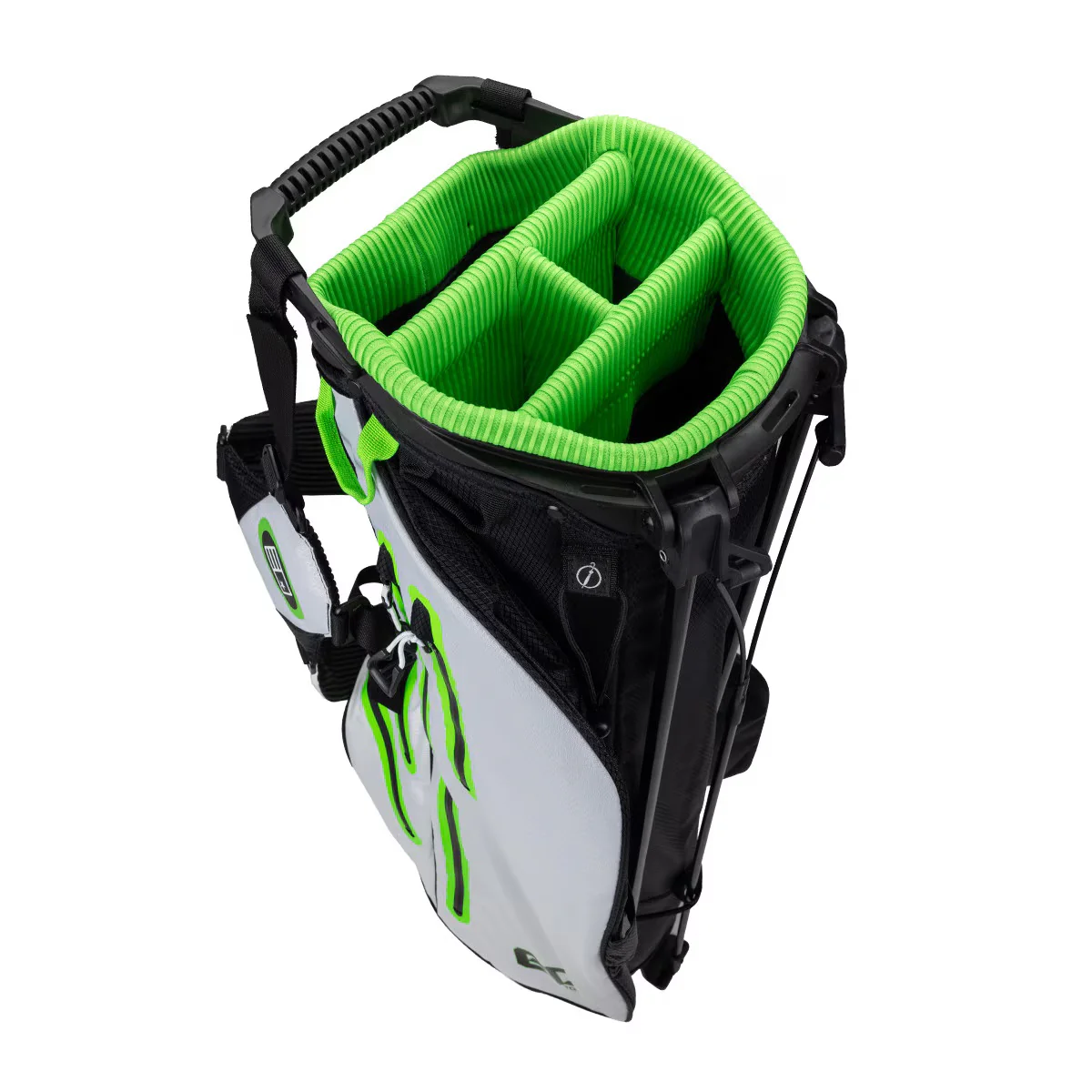 U.S. Kids Golf epTOUR Stand Bag Height 32 Inch White/Black/Green - Image 7