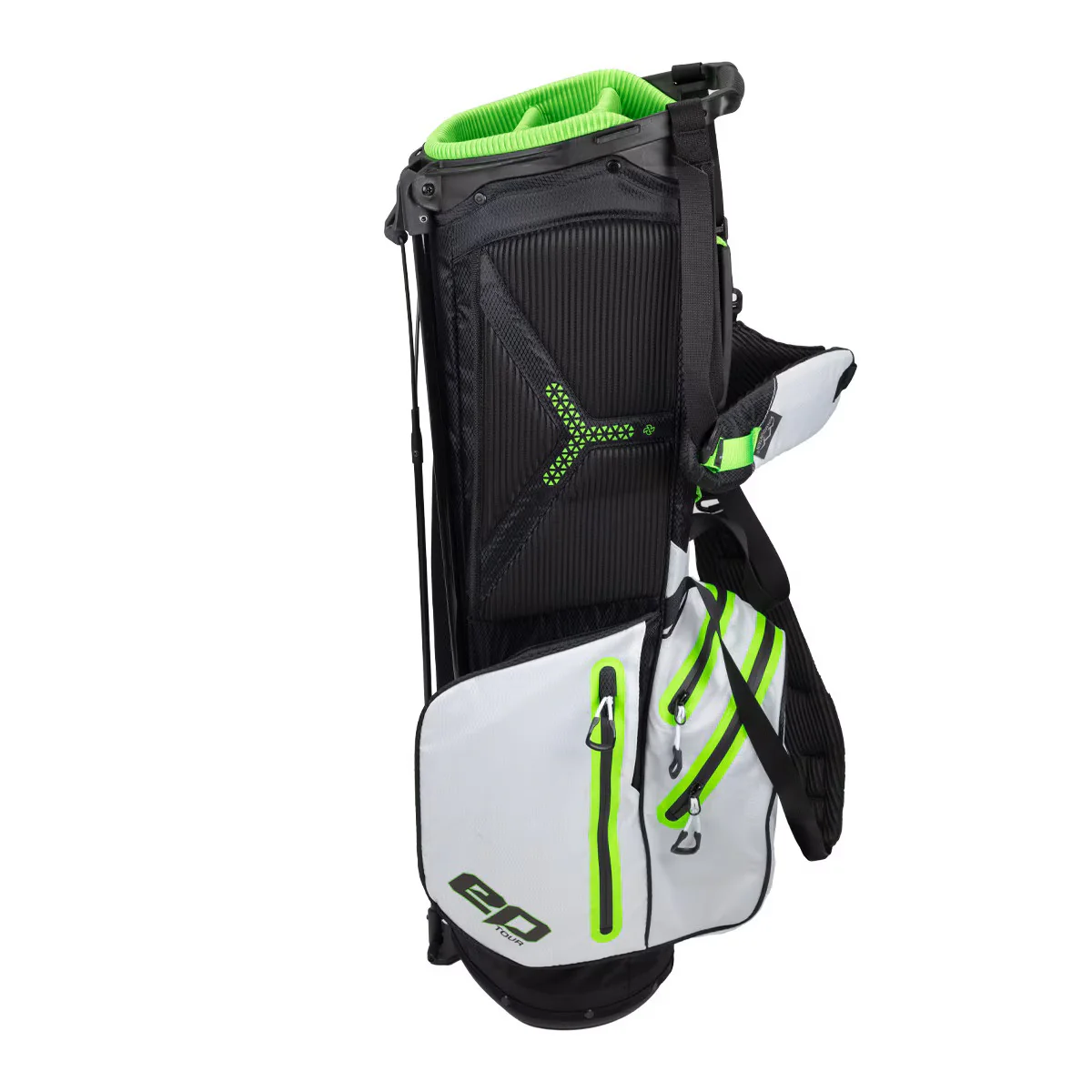 U.S. Kids Golf epTOUR Stand Bag Height 32 Inch White/Black/Green - Image 8