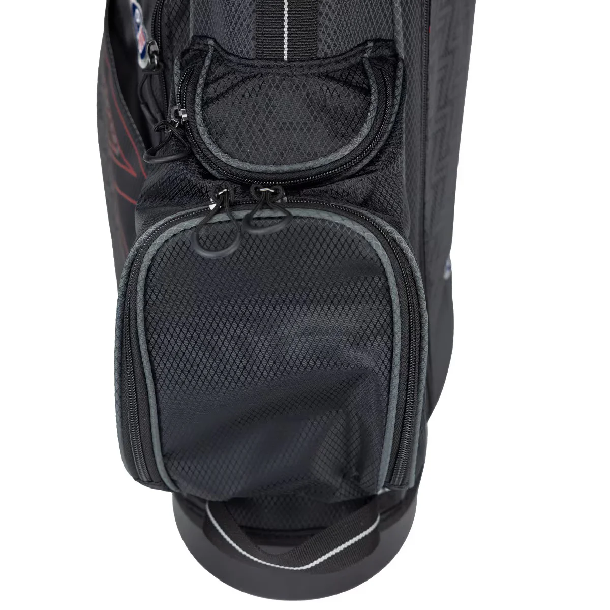 U.S. Kids Golf UL-7 5 Club Stand Set (Approx Age 11, Height 60"-63") Black/Maroon Bag - Image 3