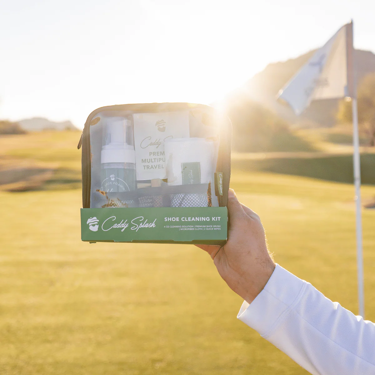 Ultimate Golf Shoe Cleaner Kit – On-the-Go Foaming Cleanser & Wipes - Image 4