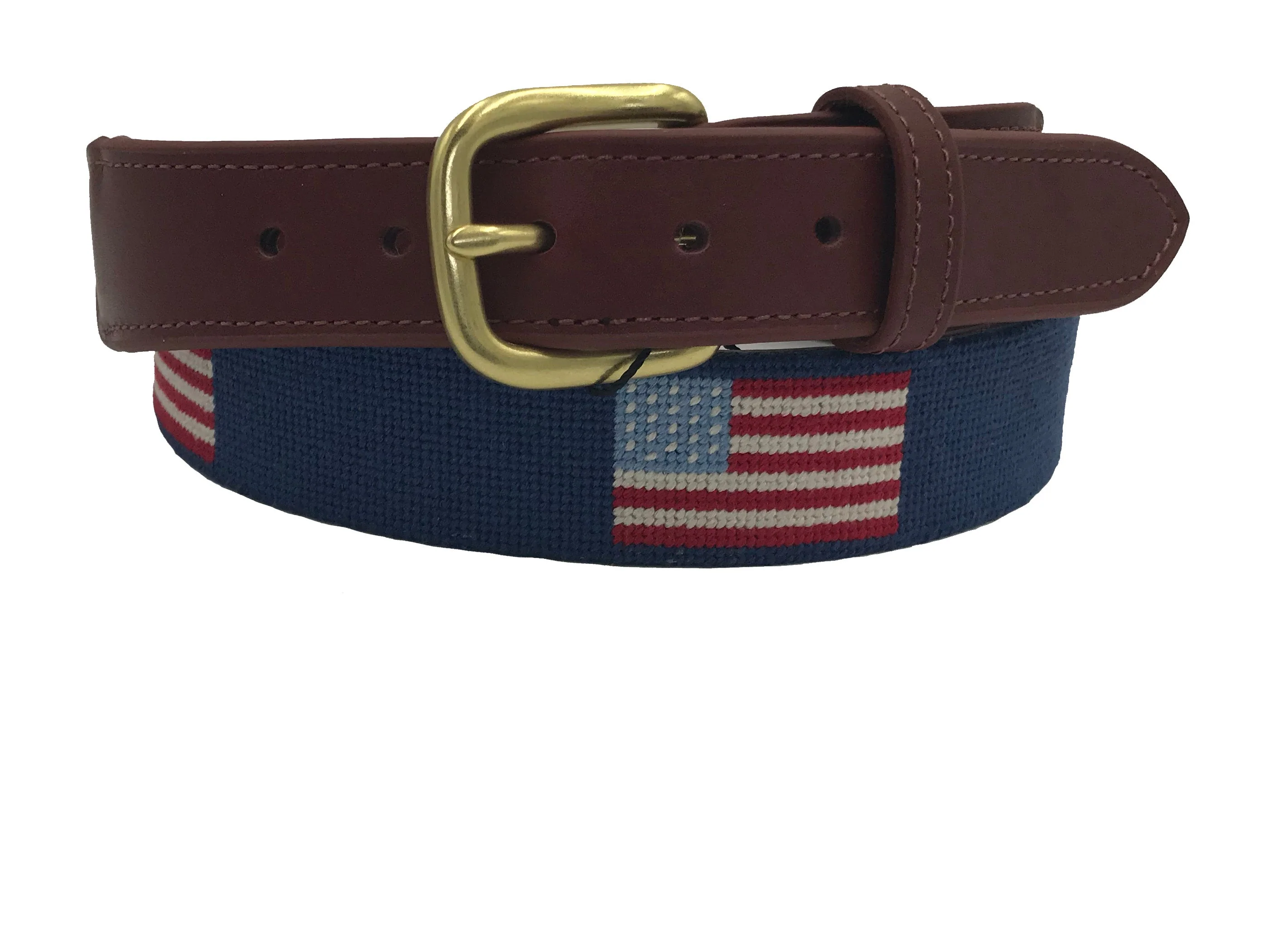 USA American Flag Needlepoint Belt - Image 5