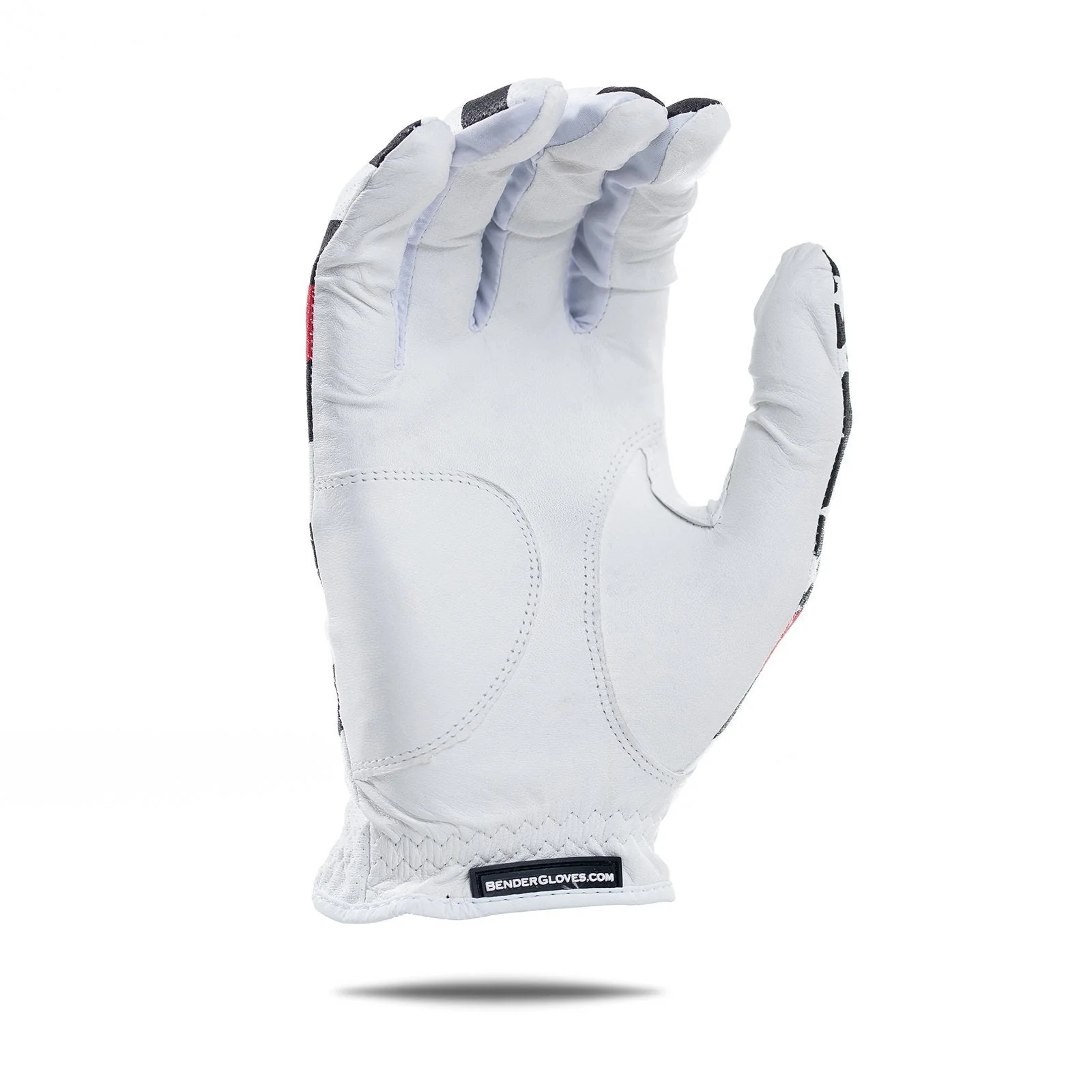 USA Red Line Mesh Golf Glove - Image 2