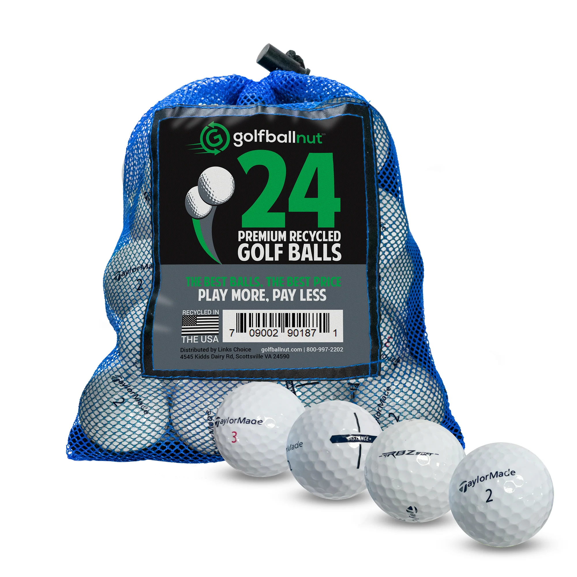 Used Taylormade Mix Golf Balls - Bulk Mesh Bags - Image 4