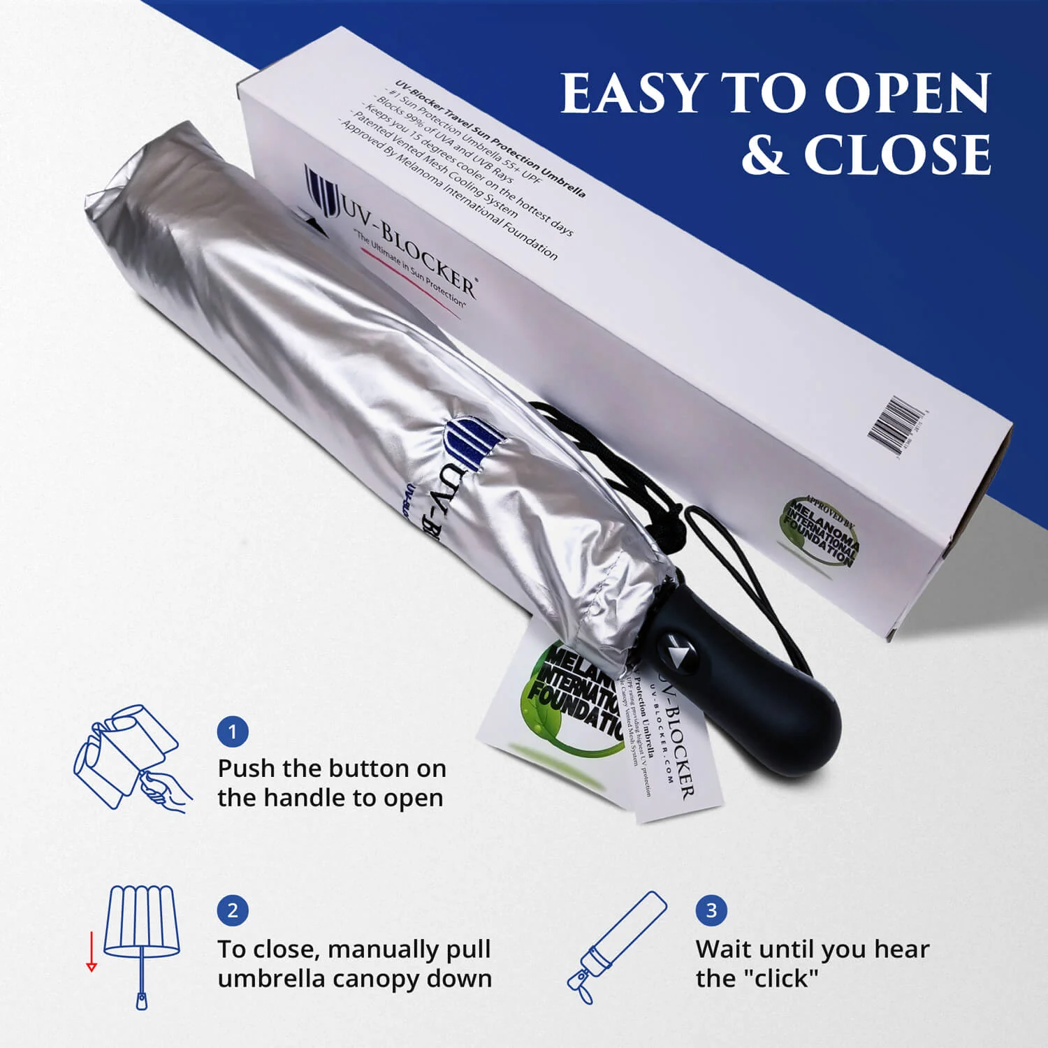 UV Protection Travel Umbrella - Image 6