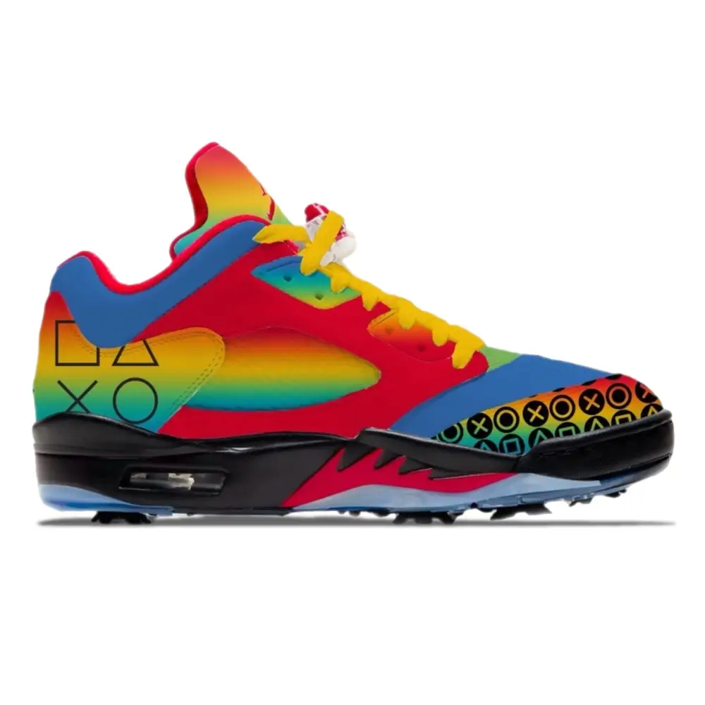 "Video Games" Jordan 5 Retro Low Golf Shoes