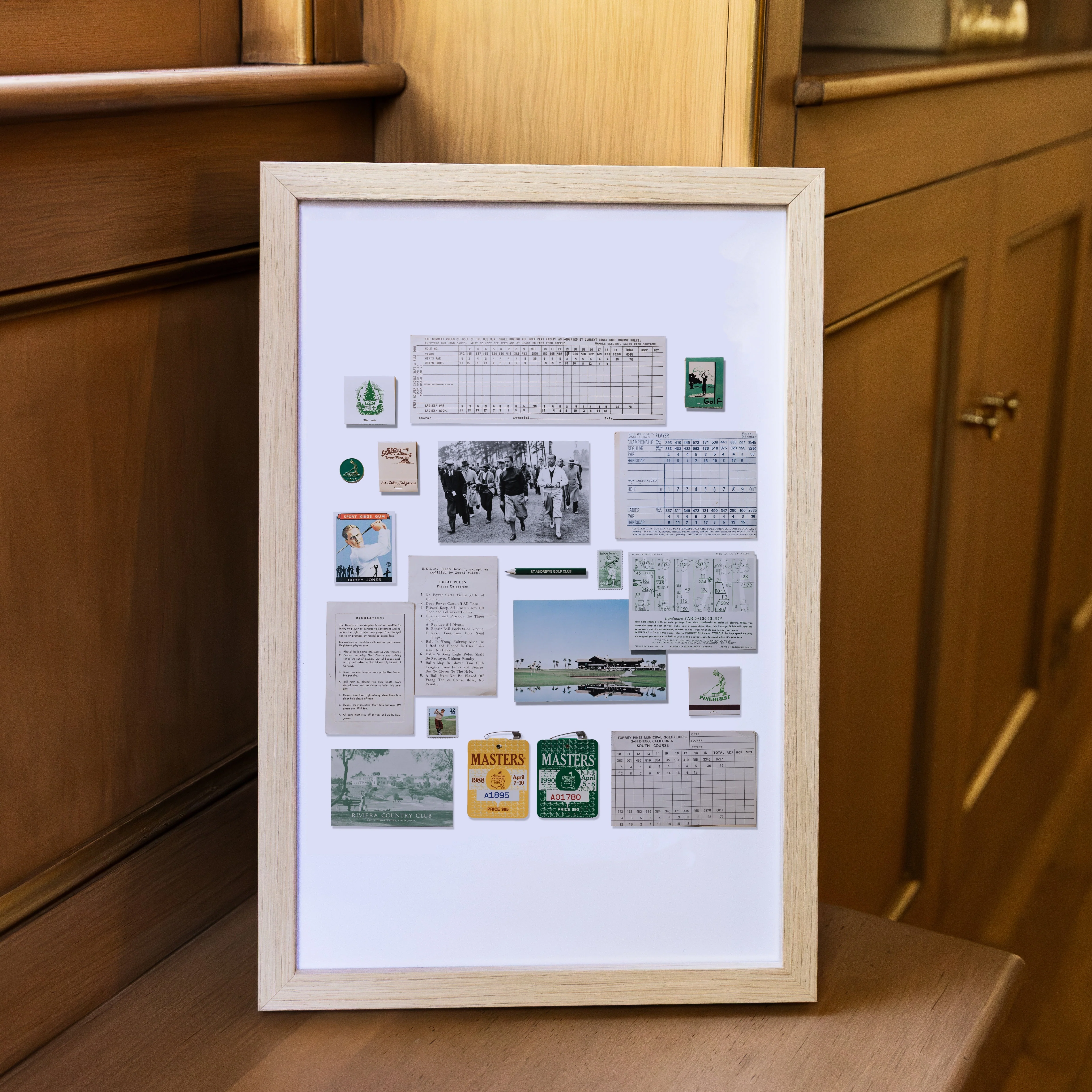 Vintage Golf Collage Poster - Image 3