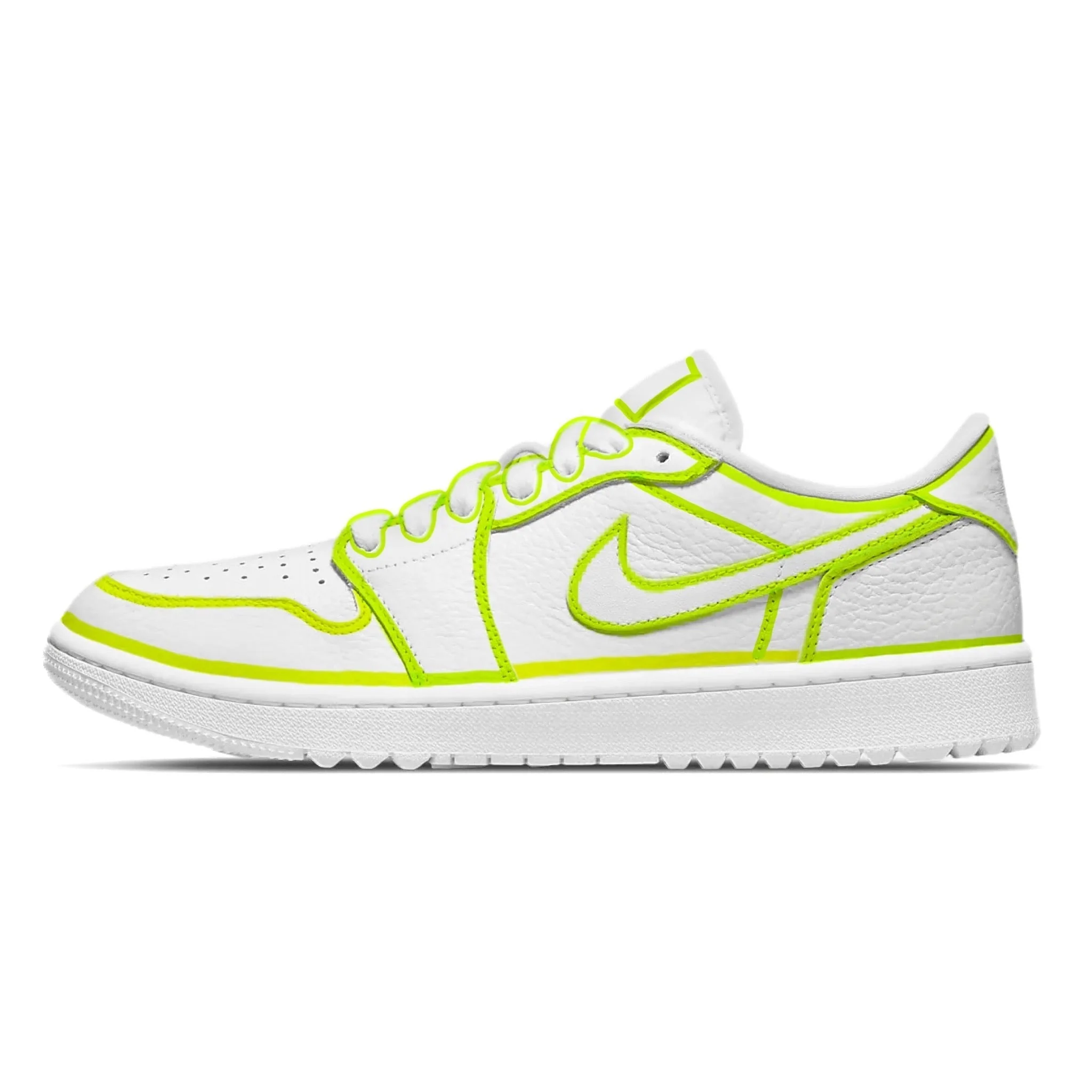 "Volt Lines" Jordan 1 Golf Shoes