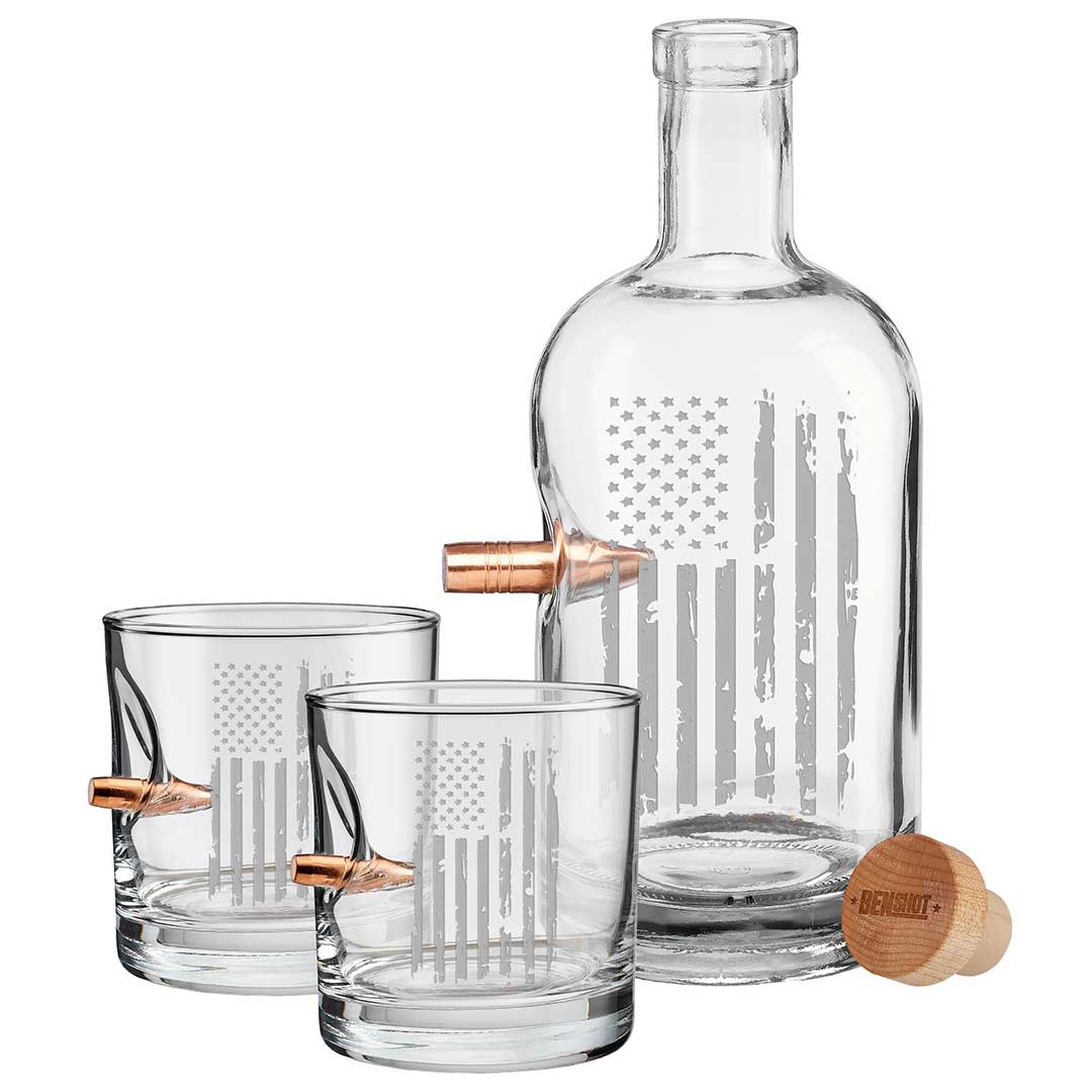 Whiskey Decanter and Rocks Glass Set - Image 2