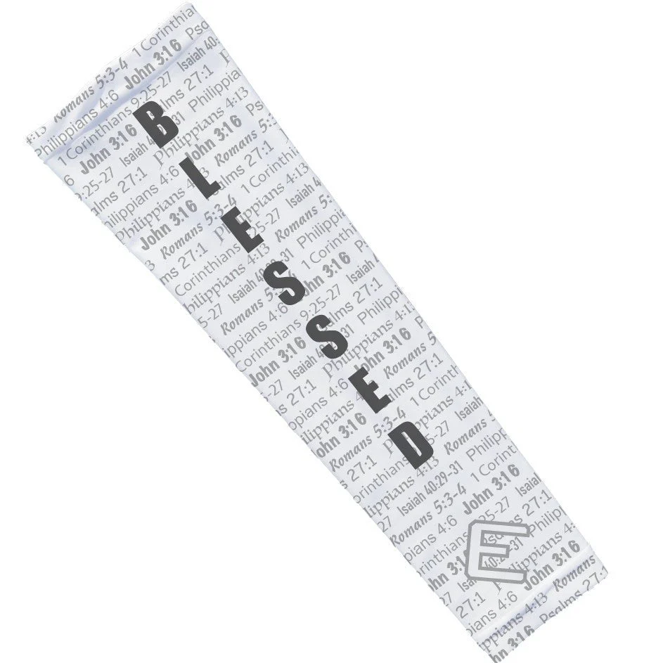 White BLESSED Arm Sleeve - Image 2