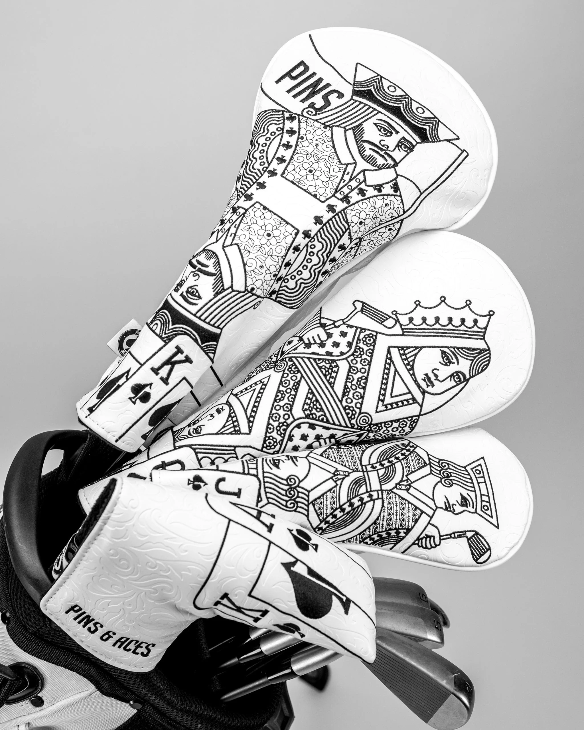 White Out King of Spades - Driver Cover - Image 10