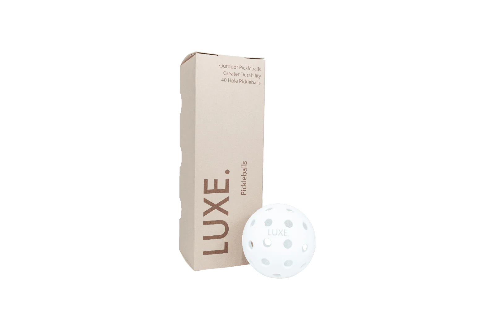 White Pickleballs - Pack of 3 - Image 2